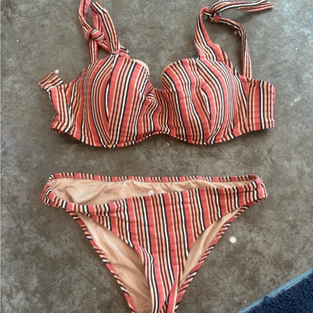 Shade & Shore Multicolor Bikini Top